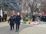Oddanie chaołdu Odkrywcy Polskiej Miedzi pod pomnikiem Jana Wyżykowskiego w Lubinie (4 grudzie 2022 r)